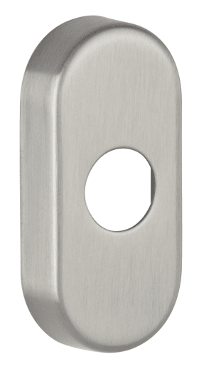 Hermat Fenstergriffrosette DK,oval,vernickelt