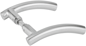 Hermat Drückerpaar MOON II 1233, 8mm,edelstahl matt