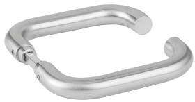 Hermat Drückerpaar BASIC 01 1801, 8mm,edelstahl matt