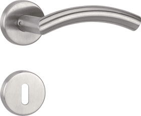 Hermat Drückergarnitur 1231/2036.K,Ros.,rd.,BB,8,ER,TS 38-42