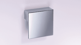 Griff Venusia, Bohrabstand 32 mm, L 60 mm, B 60 mm, H 21 mm, Edelstahl Optik gebürstet