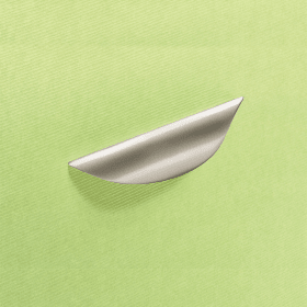 Griff Trento, Bohrabstand 32 mm, L 93 mm, B 23 mm, H 18 mm, Verchromt glanz