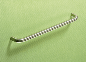 Griff Asopus, Bohrabstand 128 mm, L 136 mm, H 32 mm, ø 8 mm, Edelstahl gebürstet