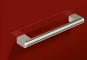 Griff Brema, Bohrabstand 640 mm, L 652 mm, B 14 mm, H 35 mm, Edelstahl gebürstet / Edelstahl Optik gebürstet