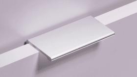 Griffleiste Ticinum, Bohrabstand 50 mm, L 70 mm, B 42 mm, H 25 mm, Aluminium eloxiert