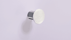 Knopf Danum, H 18 mm, ø 20 mm, Edelstahl gebürstet