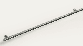 Stangengriff Salvia, Bohrabstand 160 mm, L 220 mm, H 35 mm, ø 14 mm, Edelstahl gebürstet