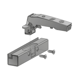 SENSYS 8668 FÜR ALUMINIUMRAHMENTÜREN, BASIS -4MM TA 3, Z.ANSCHRAUBEN 9072532