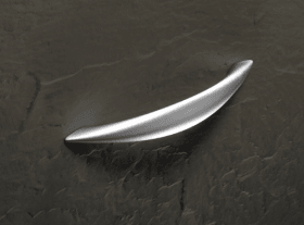 Griff Carvo, Bohrabstand 128 mm, L 158 mm, B 19 mm, H 30 mm, Edelstahl Optik gebürstet