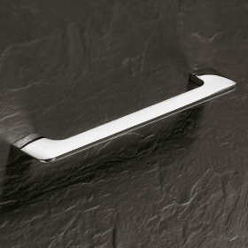 Griff Suasa, Bohrabstand 160 mm, L 202 mm, B 8 mm, H 38 mm, Verchromt glanz