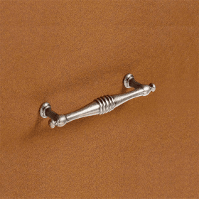 Griff Osimo, Bohrabstand 96 mm, L 120 mm, B 13 mm, H 22 mm, ø 13 mm, Messing Optik antik