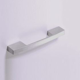 Griff Evisa, Bohrabstand 128 mm, L 168 mm, B 11 mm, H 24 mm, Verchromt glanz