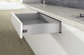 ArciTech Zarge, Zargenhöhe 126 mm x NL 400 mm, silber, rechts