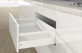 Längsreling ArciTech NL 650 mm, weiß, links