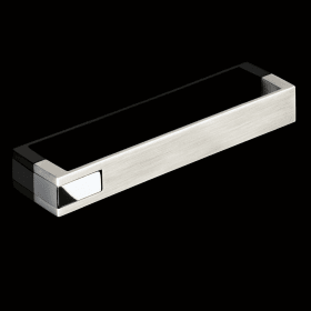 Griff Intra, Bohrabstand 192 mm, L 204 mm, B 25 mm, H 26 mm, Edelstahl Optik gebürstet / Edelstahl Optik gebürstet