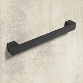 Griff Cheam, Bohrabstand 192 mm, L 227 mm, B 25 mm, H 25 mm, Schwarz matt