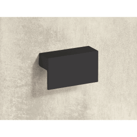 Griff Trani, Bohrabstand 128 mm, L 148 mm, B 26 mm, H 16 mm, Schwarz matt