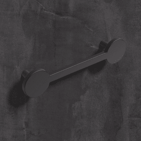 Griff Limpio, Bohrabstand 128 mm, L 165 mm, B 37 mm, H 30 mm, Schwarz matt