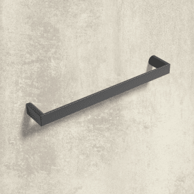 Griff Baldone, Bohrabstand 256 mm, L 264 mm, B 15 mm, H 29 mm, Schwarz matt