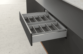 OrgaTray 630, 270 x 550 mm, silber