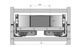 OrgaTray 630, 270 x 550 mm, weiß