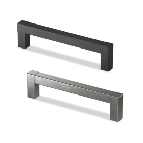 Hettich Griff Cadro, Edelstahl Optik gebürstet, 9298817