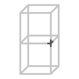 Cadro Verbindungsknoten 4-fach Edelstahl Optik