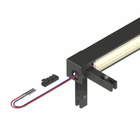 Hettich Cadro Verbindungsknoten 3-fach LED-Ausgang, schwarz matt, 9298843