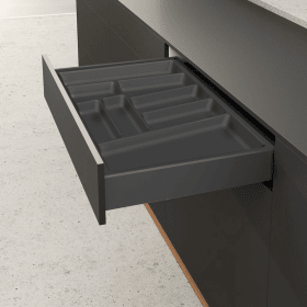 OrgaTray 740, NL 550 x 800 mm, anthrazit