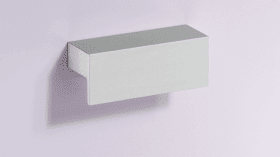 Griff Trani, Bohrabstand 128 mm, L 148 mm, B 26 mm, H 16 mm, Aluminium eloxiert