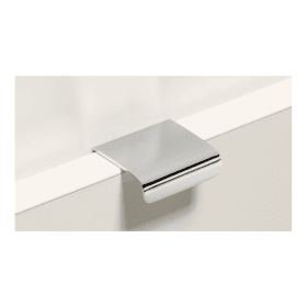 Griff Empoli, Bohrabstand 25 mm, L 38 mm, B 36 mm, H 15 mm, Verchromt matt