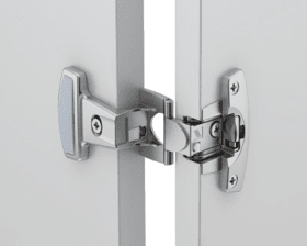 Grundscharnier Selekta Pro 2000,  270 °, Auflage 12 mm, mit Spreizmuffen, vernickelt