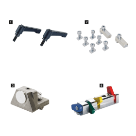 2 Schnellspannhebel für Linealverstellung