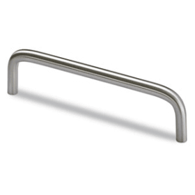 Hettich Griff Edelstahl 10 mm Ø, Ausladung 35 mm, M4 Gewindebohrung, Möbelbeschlag