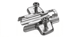 KREUZMONTAGEPLATTE MIT SPREIZMUFFEN UND SPEZIALSCHRAUBEN D=1,5MM 10 X 12 9071606