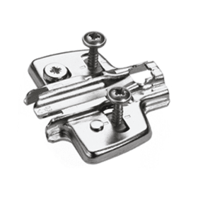 Hettich Kreutzmontageplatte "Hettich Direkt" mit Pilotzapfen und Spezialschrauben