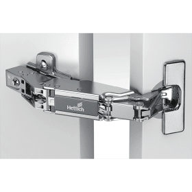 Hettich Sensys Weitwinkelscharnier. mit Null-Einsprung (Sensys 8657). vorliegend. Öffnungswinkel 165°. TH-Bohrbild 52 x 5.5 mm. zum Einpressen (ø 10 x 11)