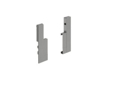 Verbinder für Aluminiumfront InnoTech, 144 mm, links und rechts, grau