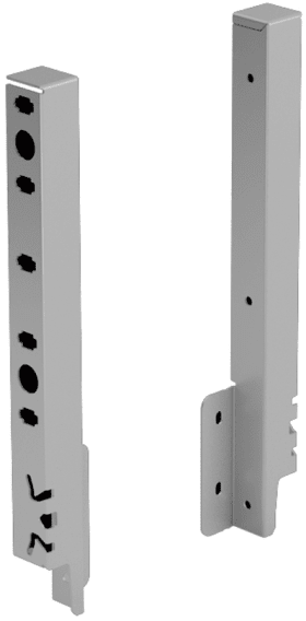 Rückwandverbinder ArciTech 250 mm, silber, rechts