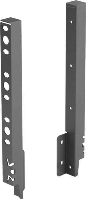Rückwandverbinder ArciTech 282 mm, anthrazit, rechts