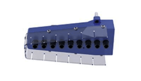 Wechselbohrgetriebe, 9 Spindeln, 90°