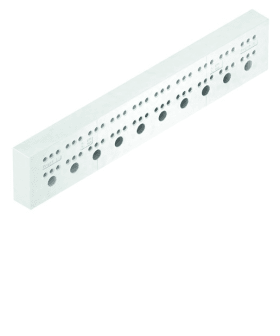 Distanzleiste, 25 x 350 x 67, weiß
