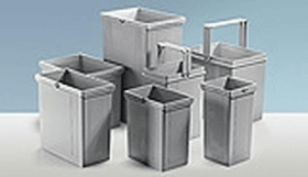 BIN.IT CLASSIC 2X / 19L KUNSTSTOFF GRAU, 193 X 365 X 360 MM 9136182