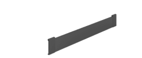 Front für Innenschubkasten ArciTech,  94 x 1200 mm, anthrazit