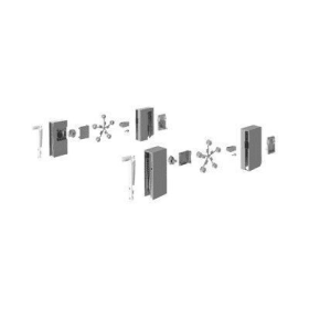 DesignSide Adapter InnoTech Atira, 144 mm, dunkelgrau