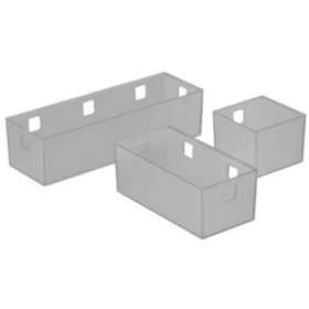 Schalenset Banio, transluzent, graphitgrau