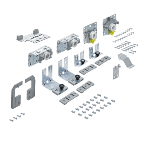 TOPLINE L, SET LAUF- UND FÜHRUNGSTEILE 2 TRG. TS=10-16MM TÜR VORNE RS 9242709