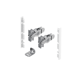 AvanTech YOU Verbinderset für Innenfront zum Selbstablängen, Nutzung mit Zarge, Systemhöhe 101, weiß