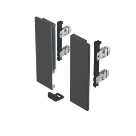 AvanTech YOU Set Verbinder für gestaltbare Innenfront, Nutzung mit Zarge, Systemhöhe 187, anthrazit