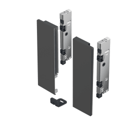AvanTech YOU Set Verbinder für gestaltbare Innenfront, Nutzung mit Inlayzarge, Systemhöhe 187, anthrazit